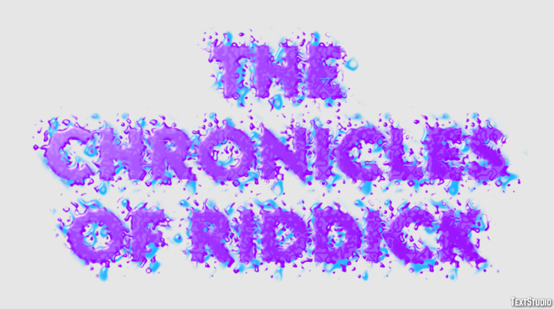 The Chronicles of Riddick テキスト効果