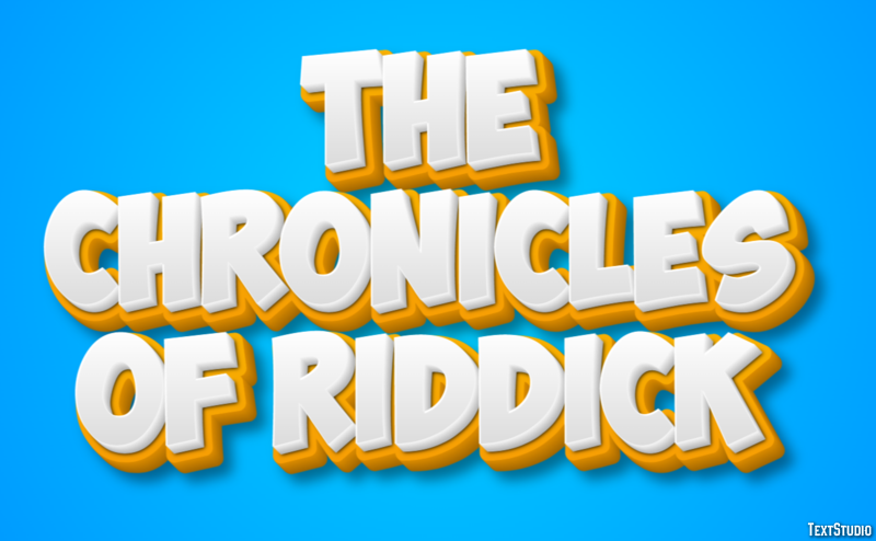 The Chronicles of Riddick テキスト効果