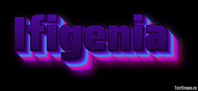 Ifigenia Effetto testo