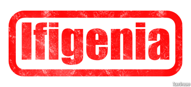 Ifigenia Effetto testo