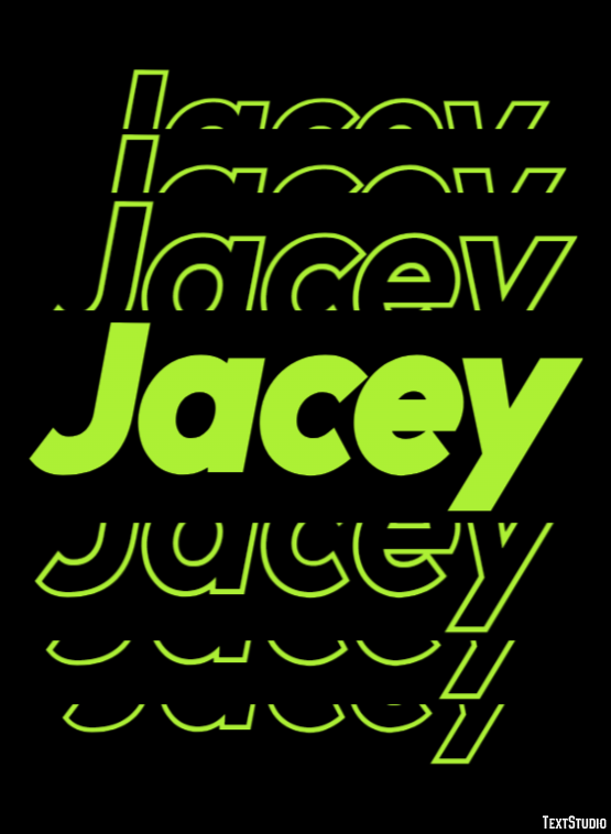 Jacey Text effect