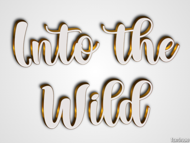 Into the Wild Effet de Texte