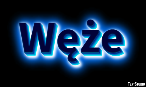 Węże Text Effect
