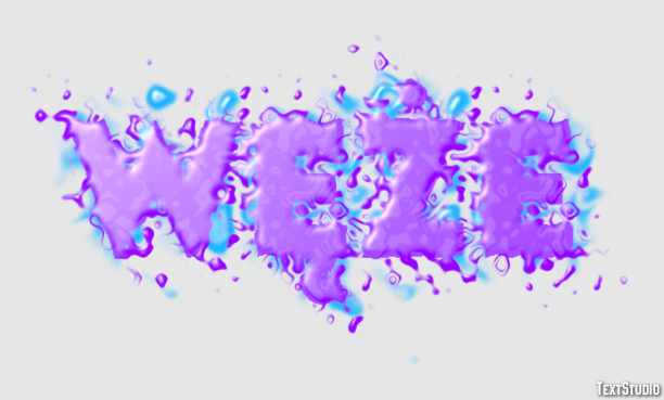 Węże Text Effect