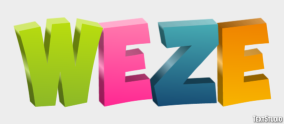 Węże Text Effect