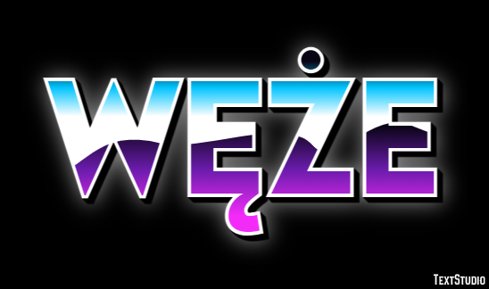 Węże Text Effect