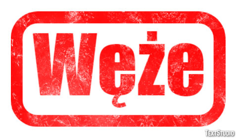 Węże Text Effect