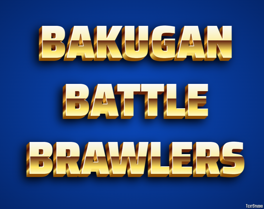 Bakugan Battle Brawlers Text Effect