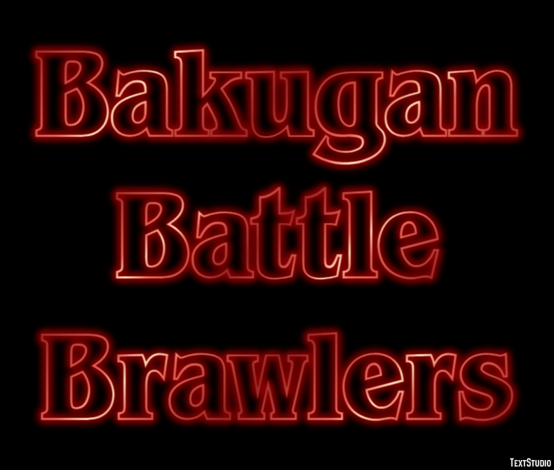 Bakugan Battle Brawlers Text effect