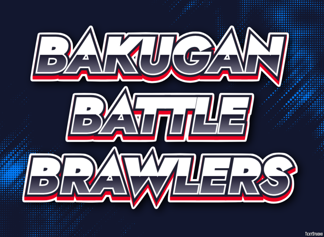 Bakugan Battle Brawlers Texteffekt