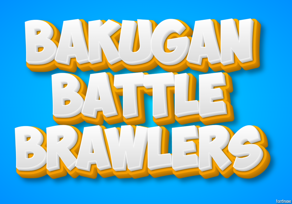 Bakugan Battle Brawlers Efecto de Texto