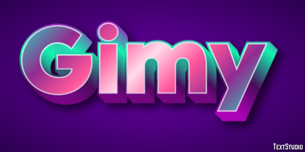 Gimy Efecto de Texto