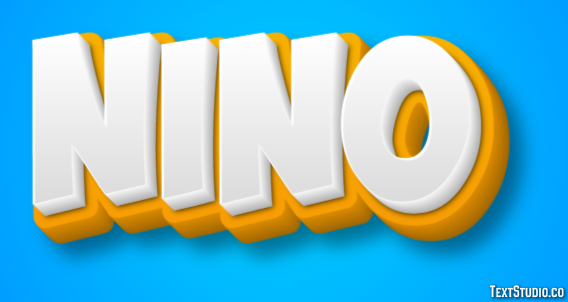 Nino Efecto de Texto