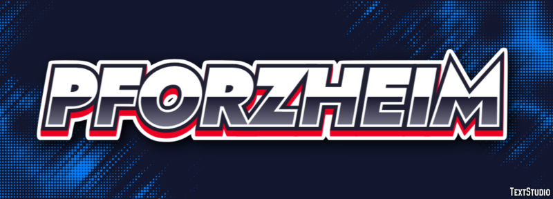 Pforzheim テキスト効果