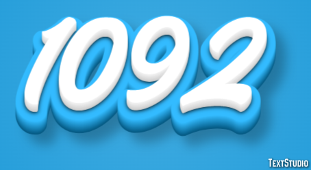 1092 Эффект текста