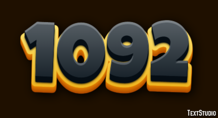 1092 Эффект текста