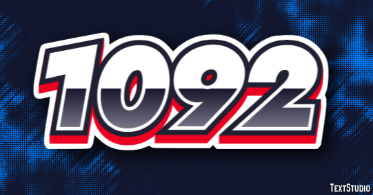 1092 Эффект текста