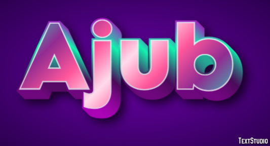 Ajub Text Effect