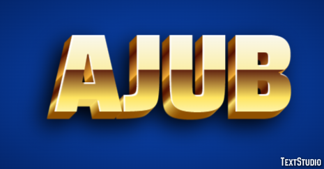 Ajub Text effect
