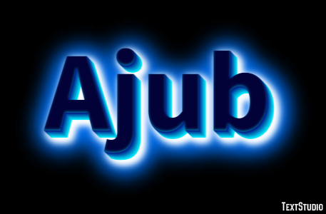 Ajub Text effect