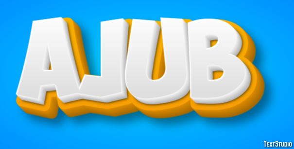 Ajub Text effect