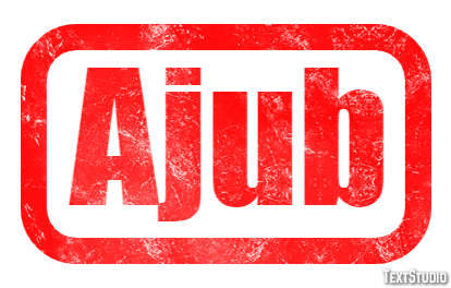 Ajub Text effect