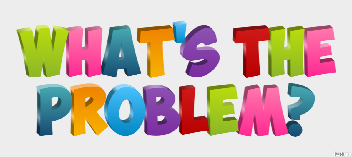 What's the problem? Text Effect