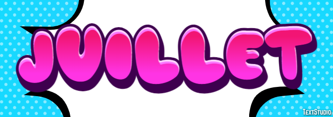 Juillet Text effect