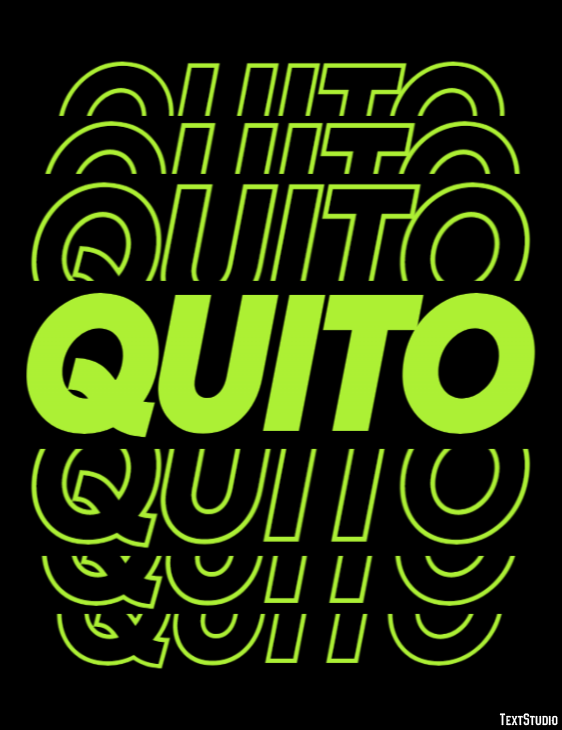 Quito Efekt tekstowy