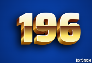 196 Efecto de Texto
