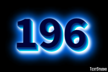 196 Efecto de Texto