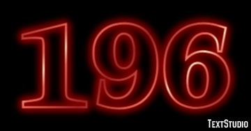 196 Efecto de Texto