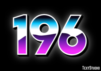 196 Efecto de Texto