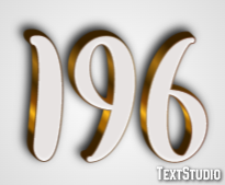 196 Efecto de Texto