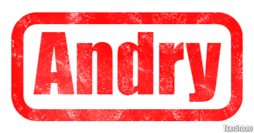 Andry テキスト効果
