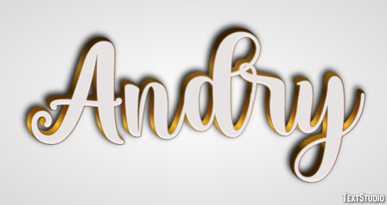 Andry テキスト効果