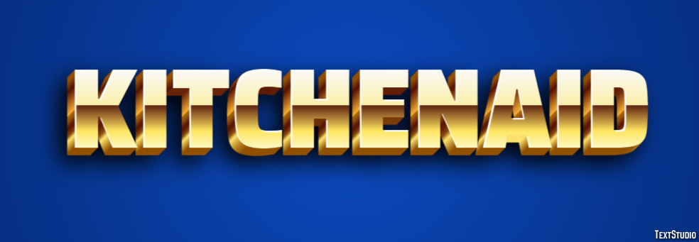 KitchenAid Text Effect