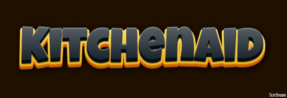 KitchenAid Text Effect