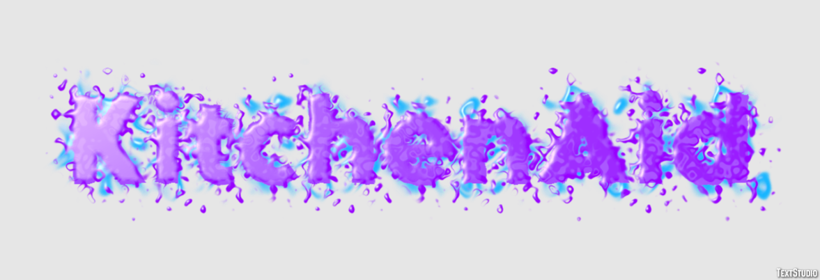 KitchenAid Text Effect
