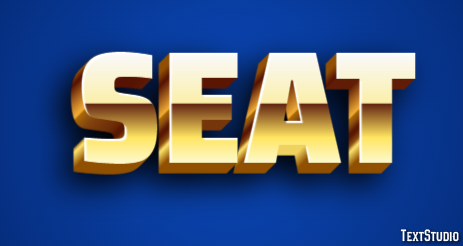 Seat Text Effect