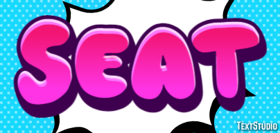 Seat Text Effect