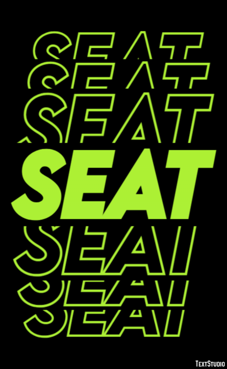 Seat Text Effect
