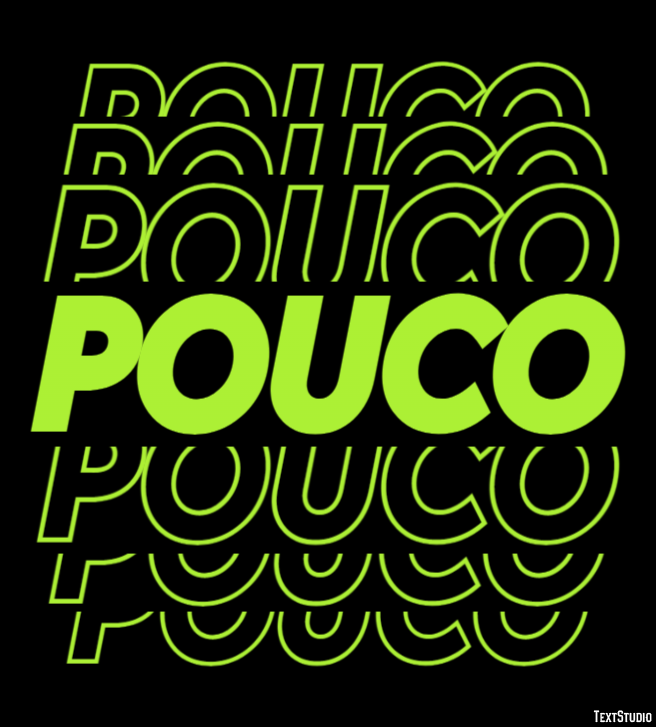 Pouco Efekt tekstowy