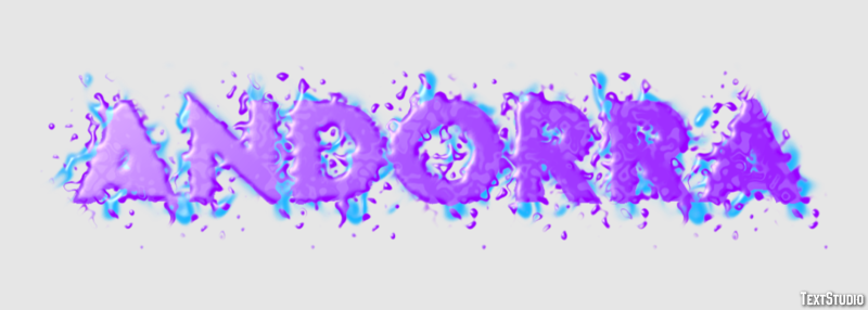 Andorra Text Effect