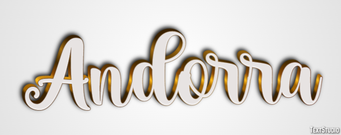 Andorra Text Effect