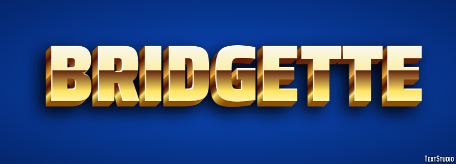 Bridgette Text effect