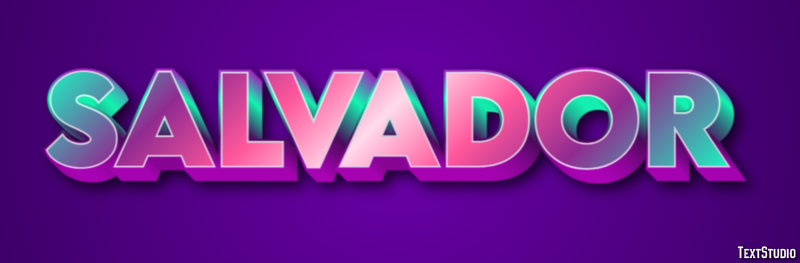Salvador Tekst Effect