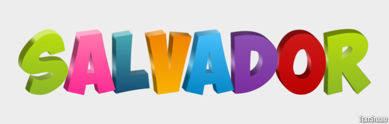Salvador Efekt tekstowy