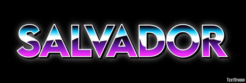 Salvador Texteffekt