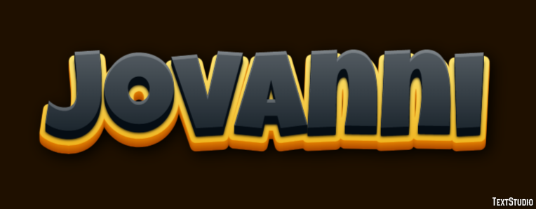 Jovanni Текстовый эффект